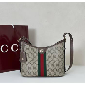 Gucci Ophidia GG Canvas small shoulder bag Brown 2025 836872 (DLH-250808040)