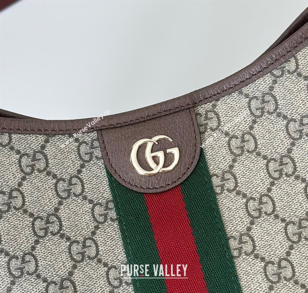 Gucci Ophidia GG Canvas small shoulder bag Brown 2025 836872 (DLH-250808040)