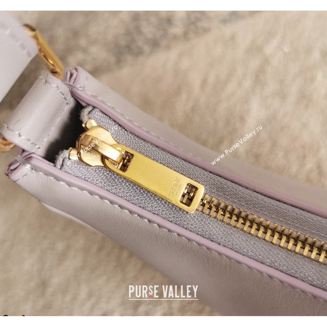 Celine Ava Hobo Bag in Smooth Calfskin Leather Pale Pink 2021 (BL-21090428)