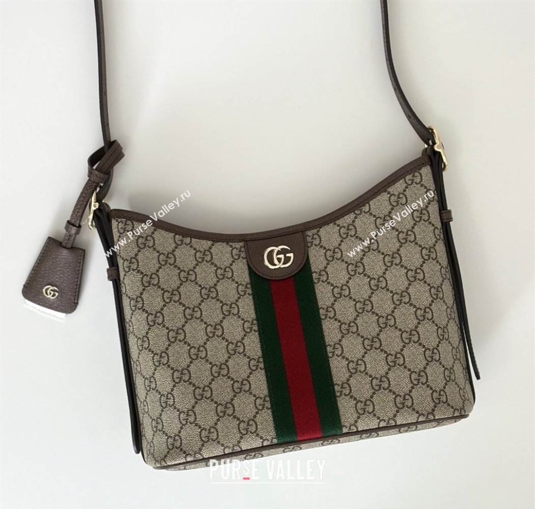 Gucci Ophidia GG Canvas small shoulder bag Brown 2025 836872 (DLH-250808040)