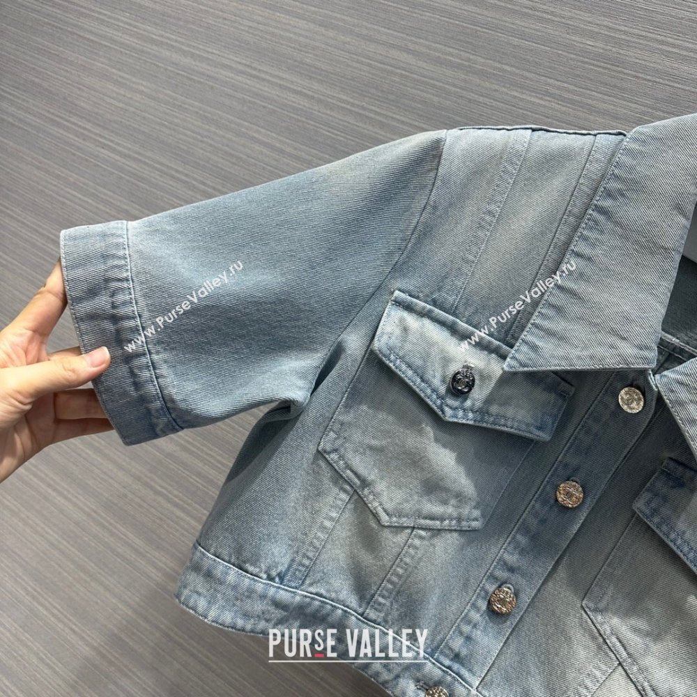 Chanel Denim Jacket CH053105 Blue 2024 (Q-24053105)