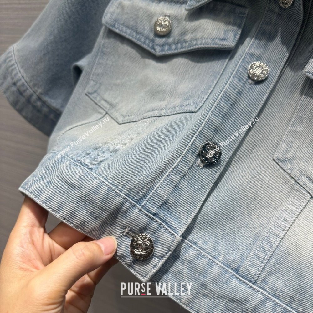 Chanel Denim Jacket CH053105 Blue 2024 (Q-24053105)