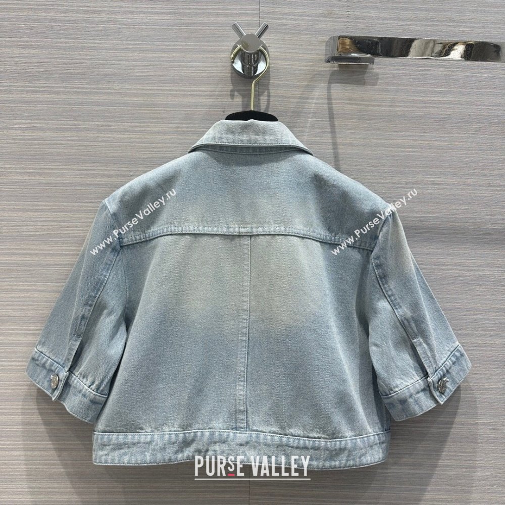 Chanel Denim Jacket CH053105 Blue 2024 (Q-24053105)