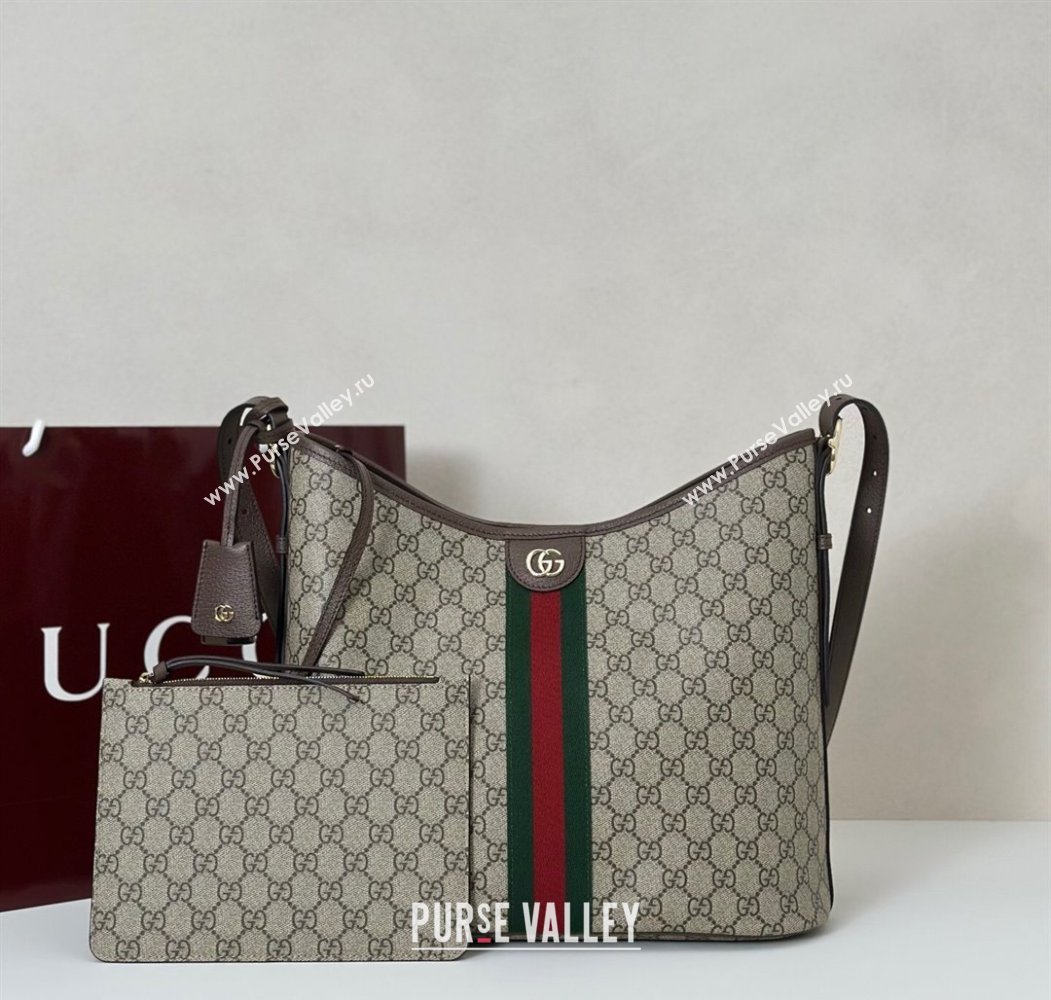 Gucci Ophidia GG Canvas large shoulder bag Brown 2025 836871 (DLH-250808042)