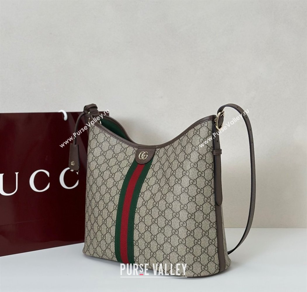 Gucci Ophidia GG Canvas large shoulder bag Brown 2025 836871 (DLH-250808042)