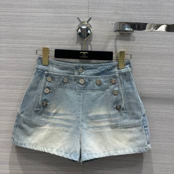 Chanel Denim Shorts CH053106 Blue 2024 (Q-24053106)