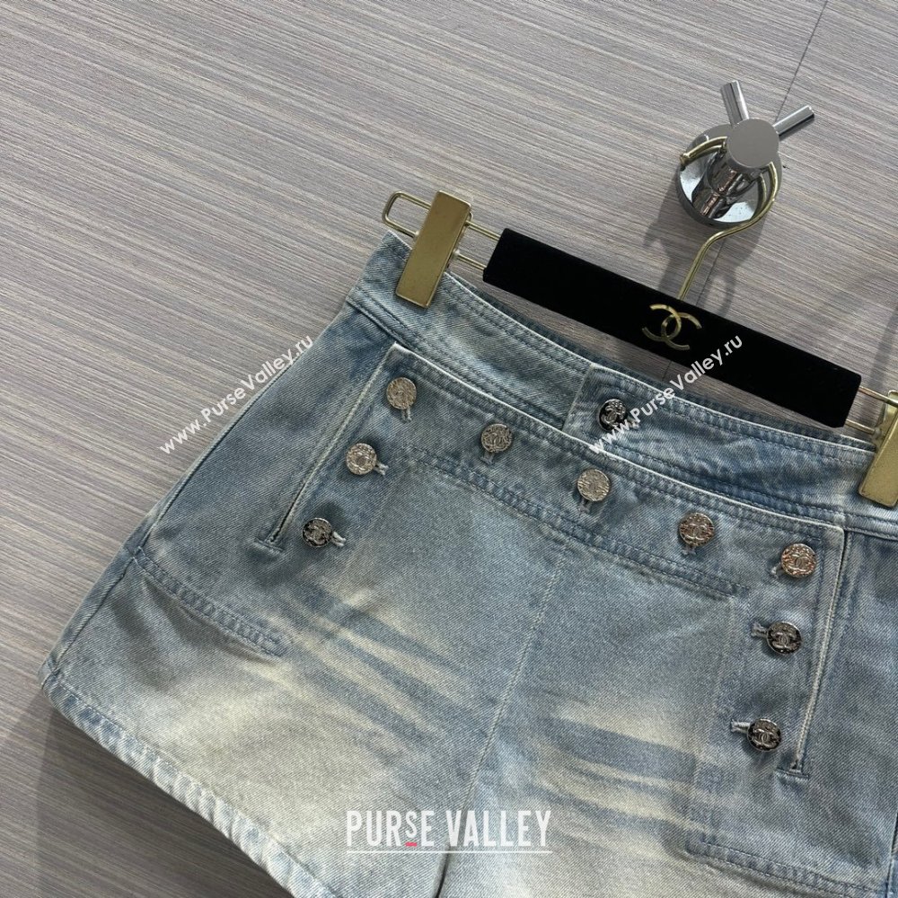 Chanel Denim Shorts CH053106 Blue 2024 (Q-24053106)