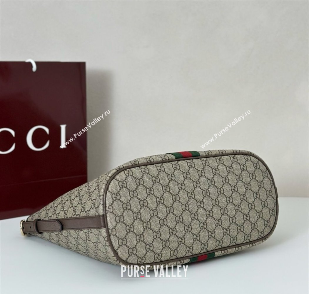 Gucci Ophidia GG Canvas large shoulder bag Brown 2025 836871 (DLH-250808042)