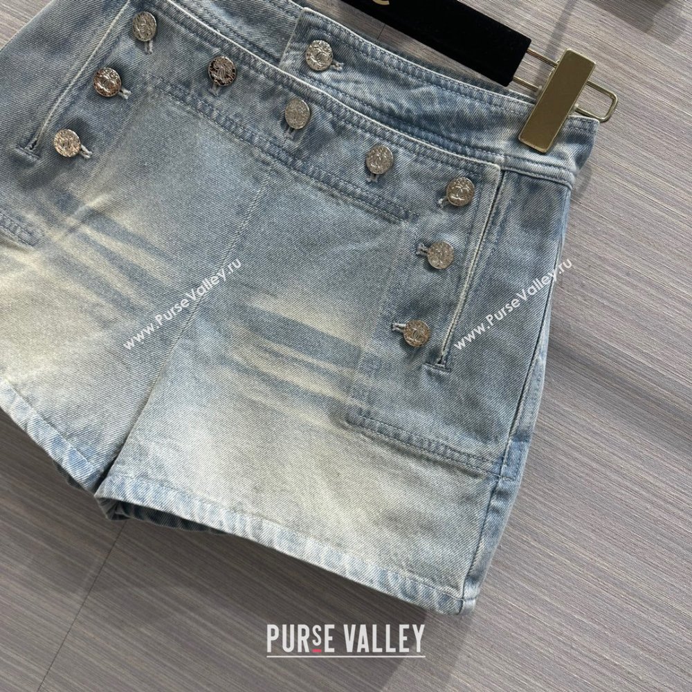 Chanel Denim Shorts CH053106 Blue 2024 (Q-24053106)