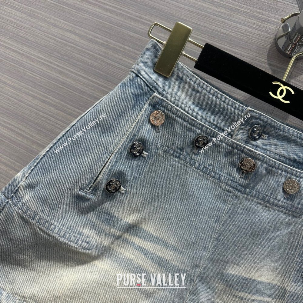 Chanel Denim Shorts CH053106 Blue 2024 (Q-24053106)