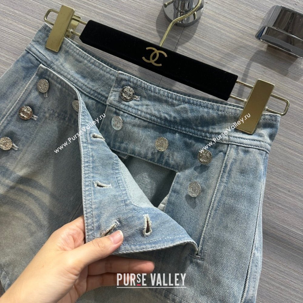 Chanel Denim Shorts CH053106 Blue 2024 (Q-24053106)