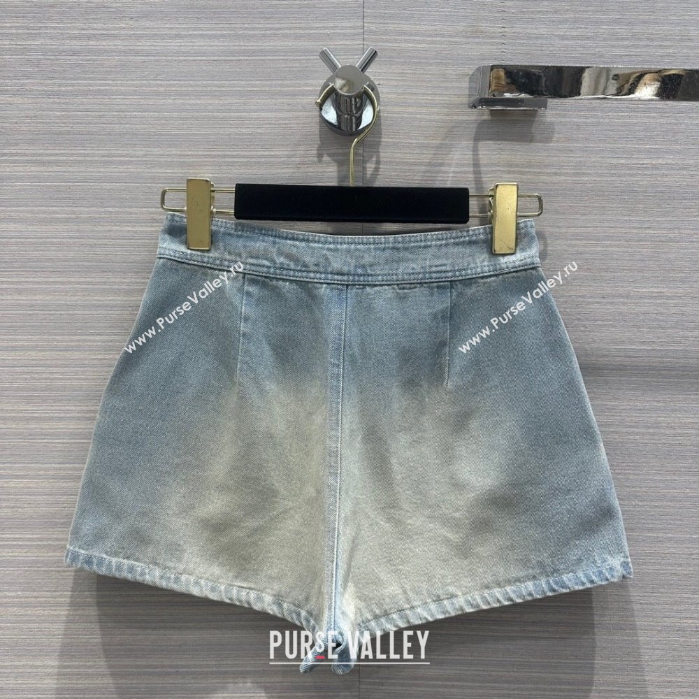 Chanel Denim Shorts CH053106 Blue 2024 (Q-24053106)