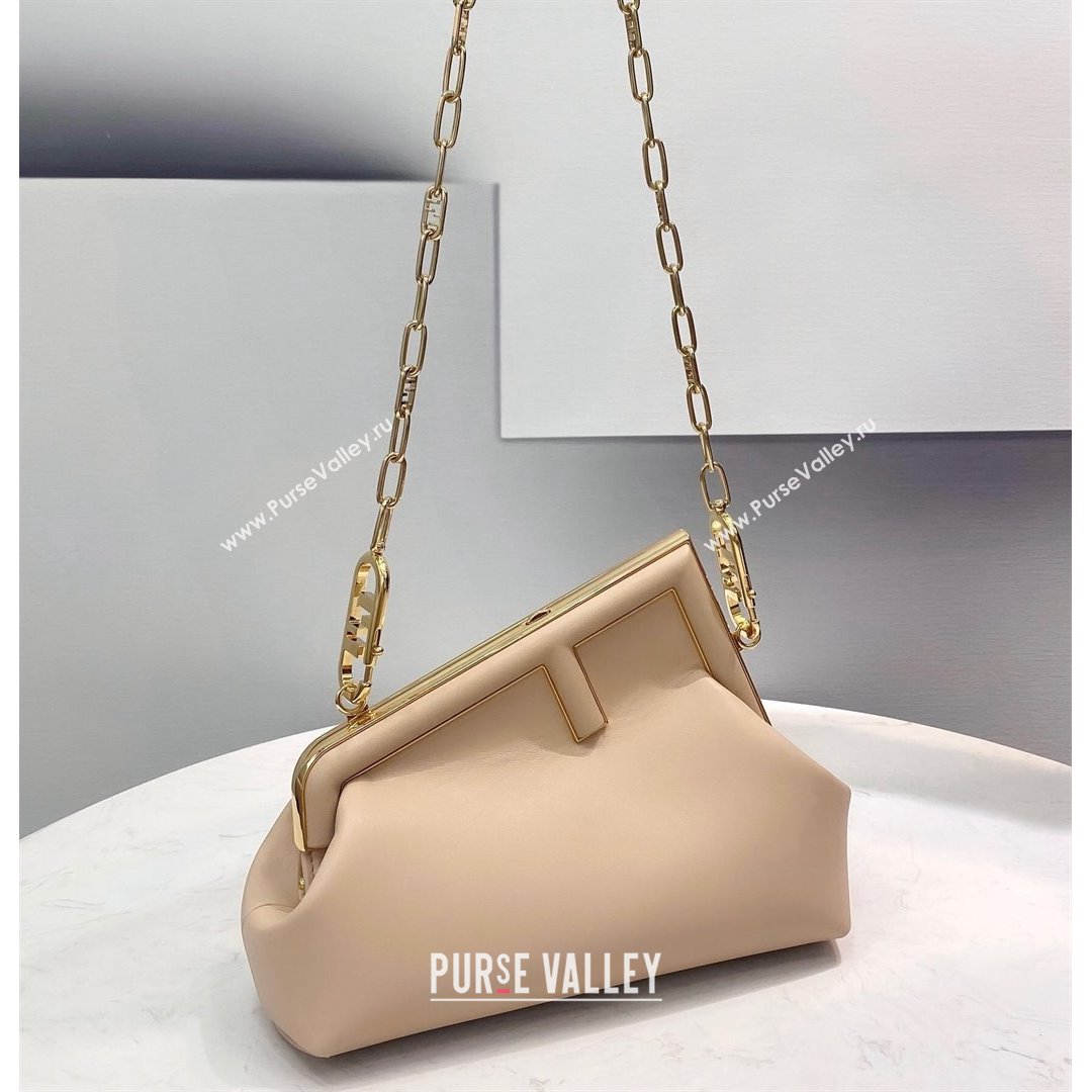 Fendi First Small Leather Bag Nude 2021 80018M (CL-21090601)