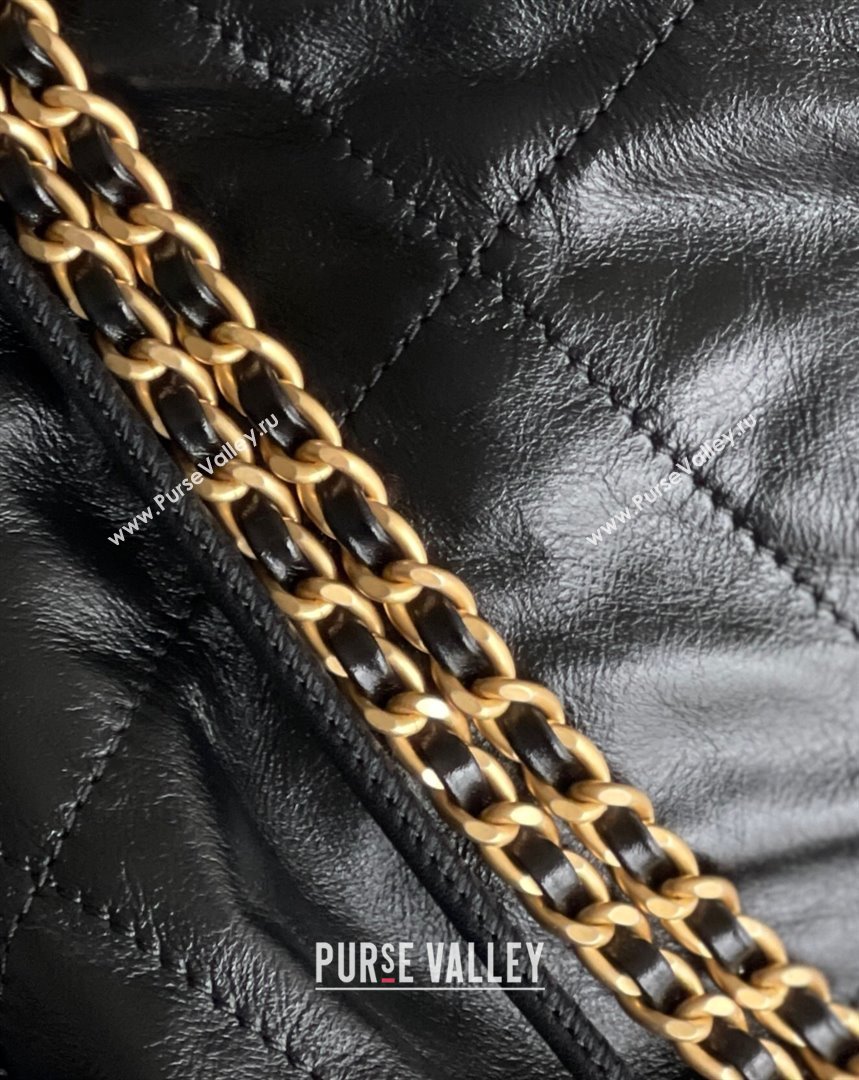 Chanel 22 Mini Bag in Shiny Calfskin AS3980 Black/Gold 2024 Top Quality (MHE-24072208)