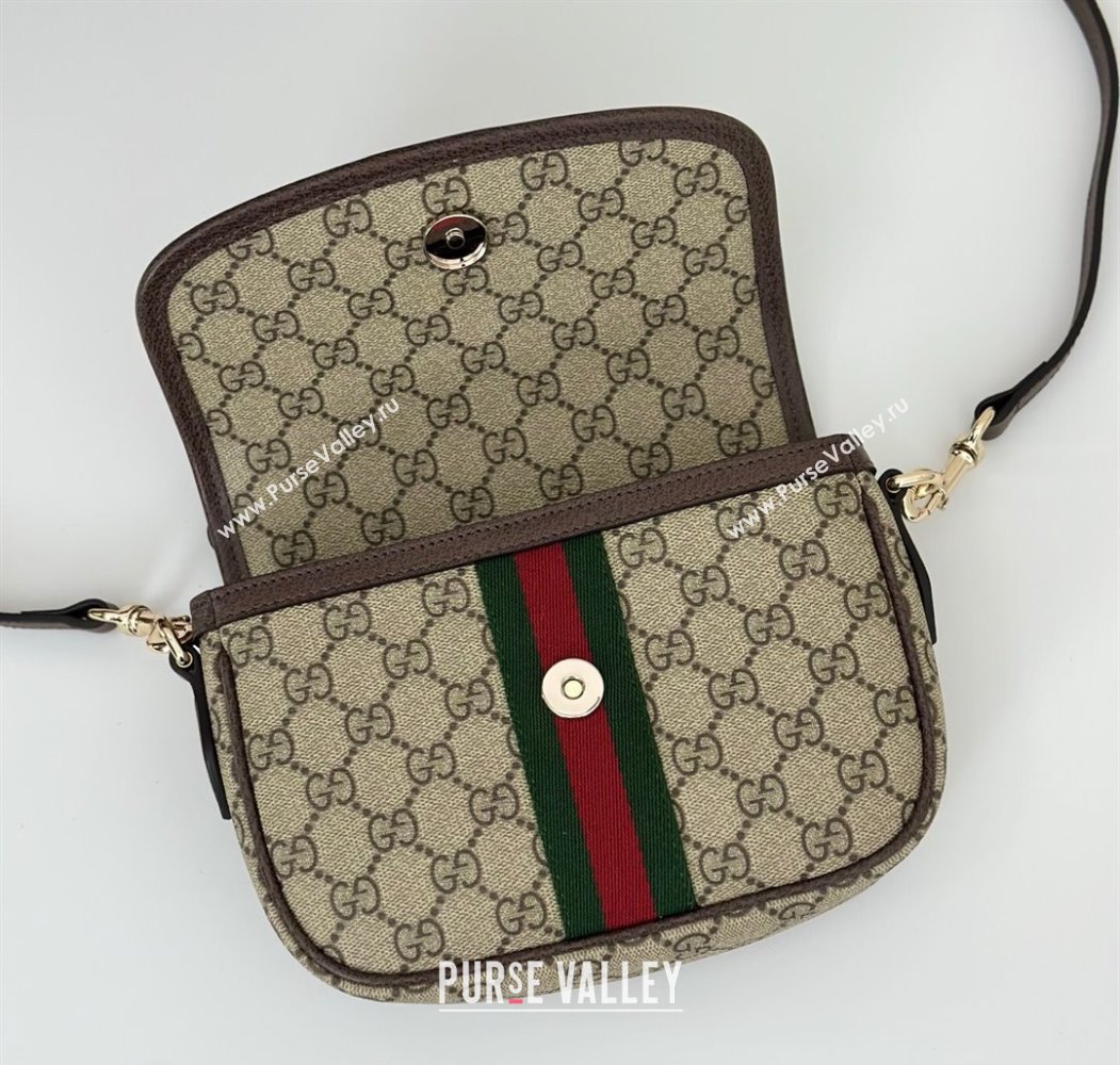 Gucci Ophidia GG Canvas small top handle bag Brown 2025 836843 (DLH-250808044)