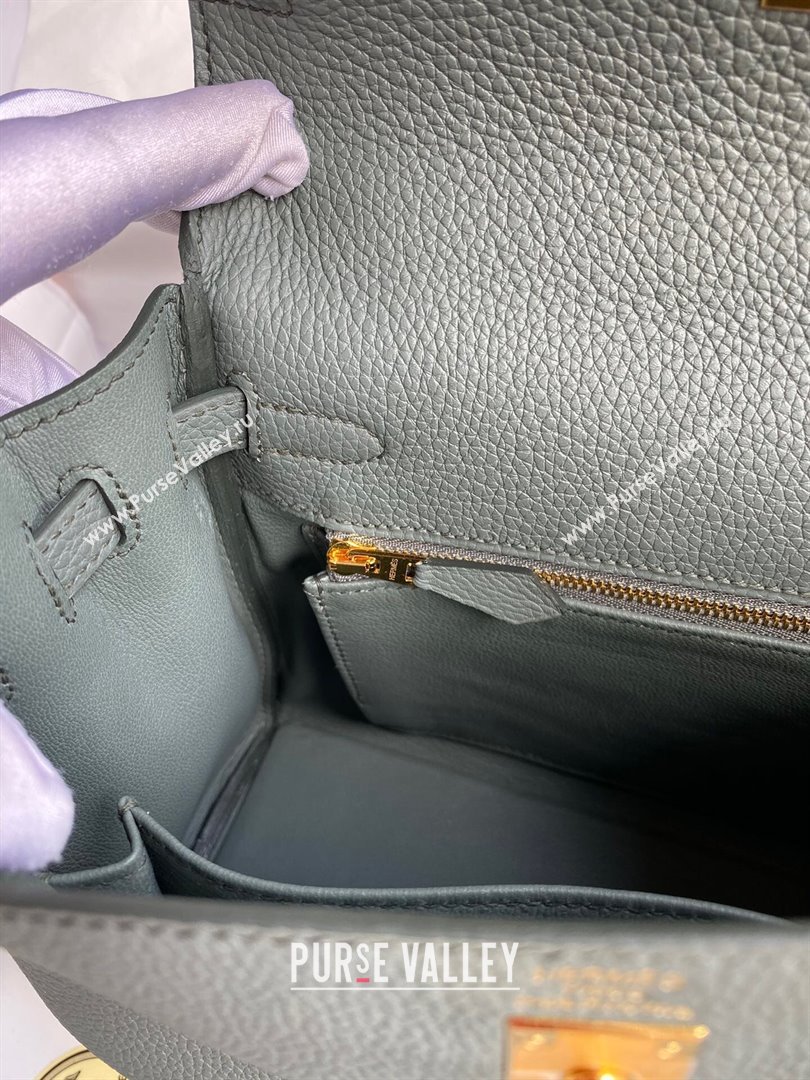 Hermes Kelly 25/28cm Bag in Original Togo Leather Almond/Gold 2024(Handmade) (M-24022809)