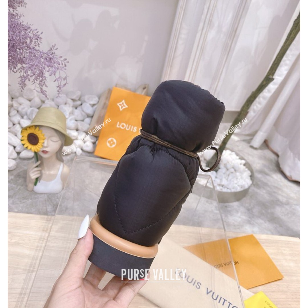Louis Vuitton Nylon Pillow Comfort Ankle Boot Black 2021 (MD-21081254)