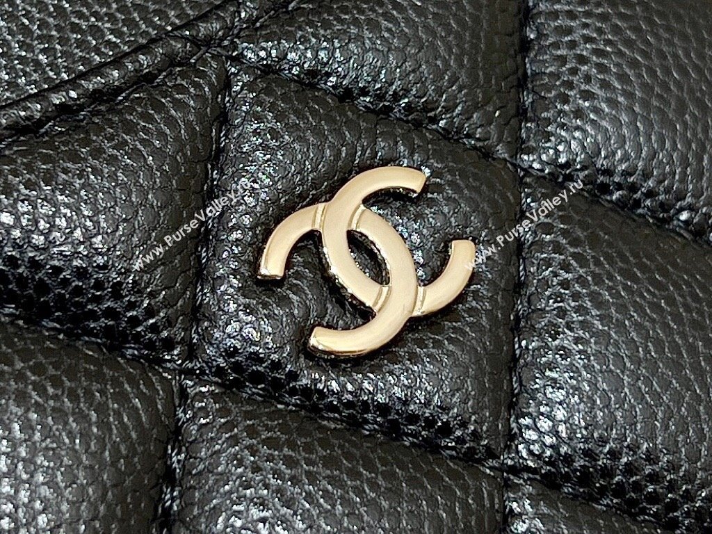 Chanel Classic Zipped Card Holder in Grained Calfskin AP3179 Black 2024 Top Quality (SHUNY-24072210)