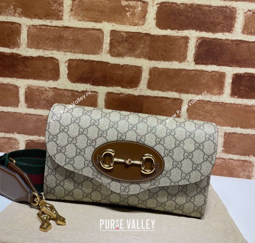 Gucci Horsebit 1955 GG Canvas Shoulder Bag 2025 677286 (DLH-250808049)