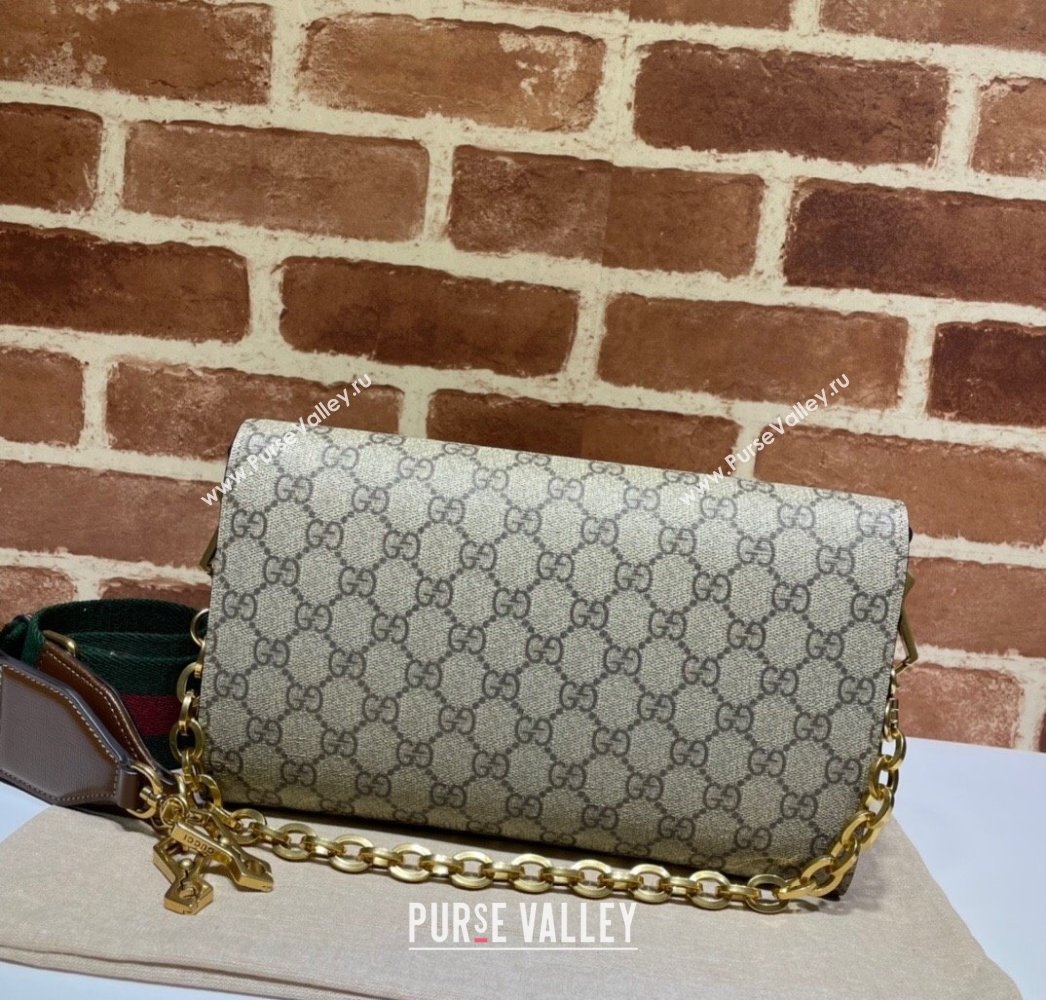 Gucci Horsebit 1955 GG Canvas Shoulder Bag 2025 677286 (DLH-250808049)