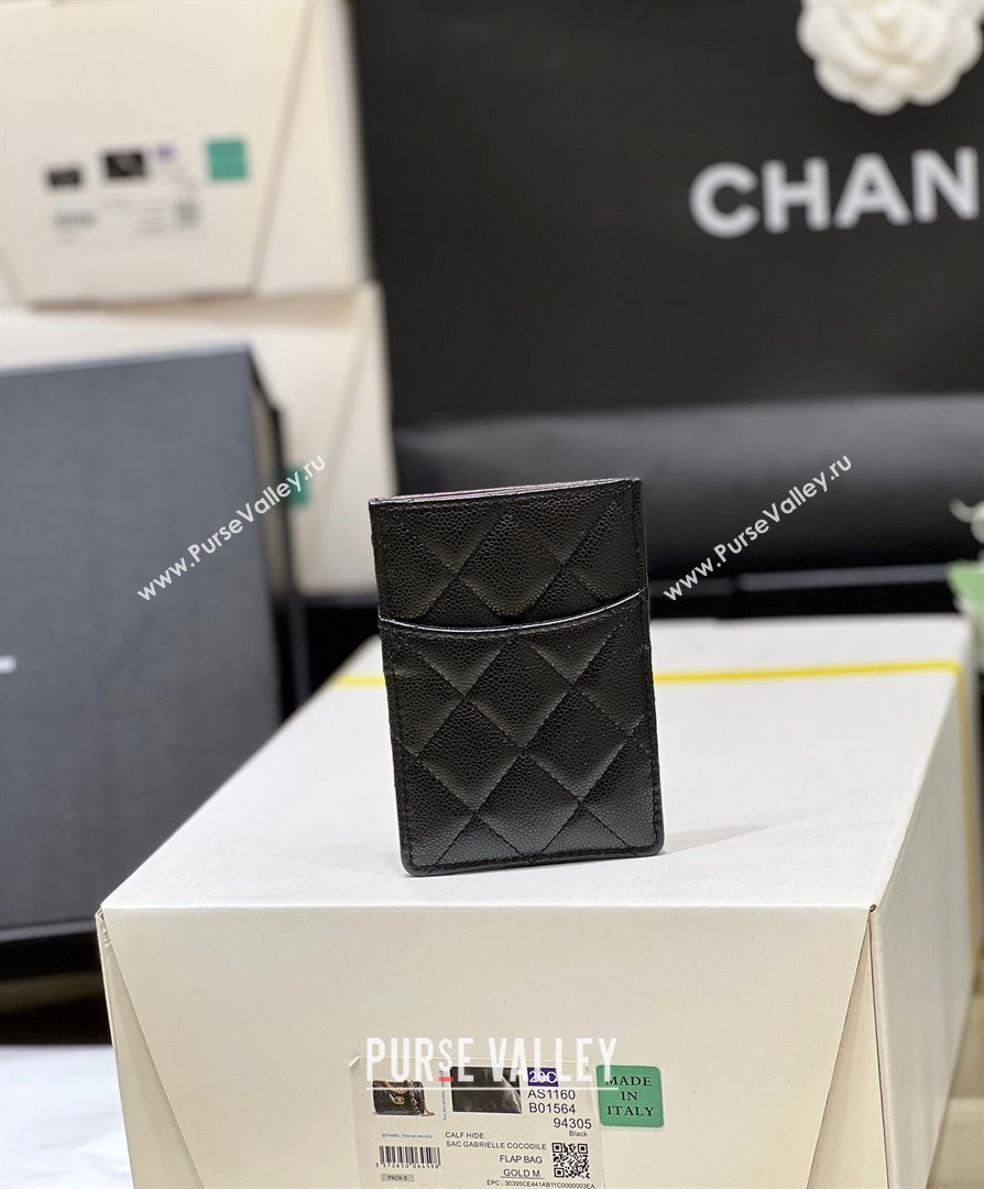 Chanel Classic Card Holder in Grained Calfskin AP3188 Black 2024 Top Quality (SHUNY-24072211)