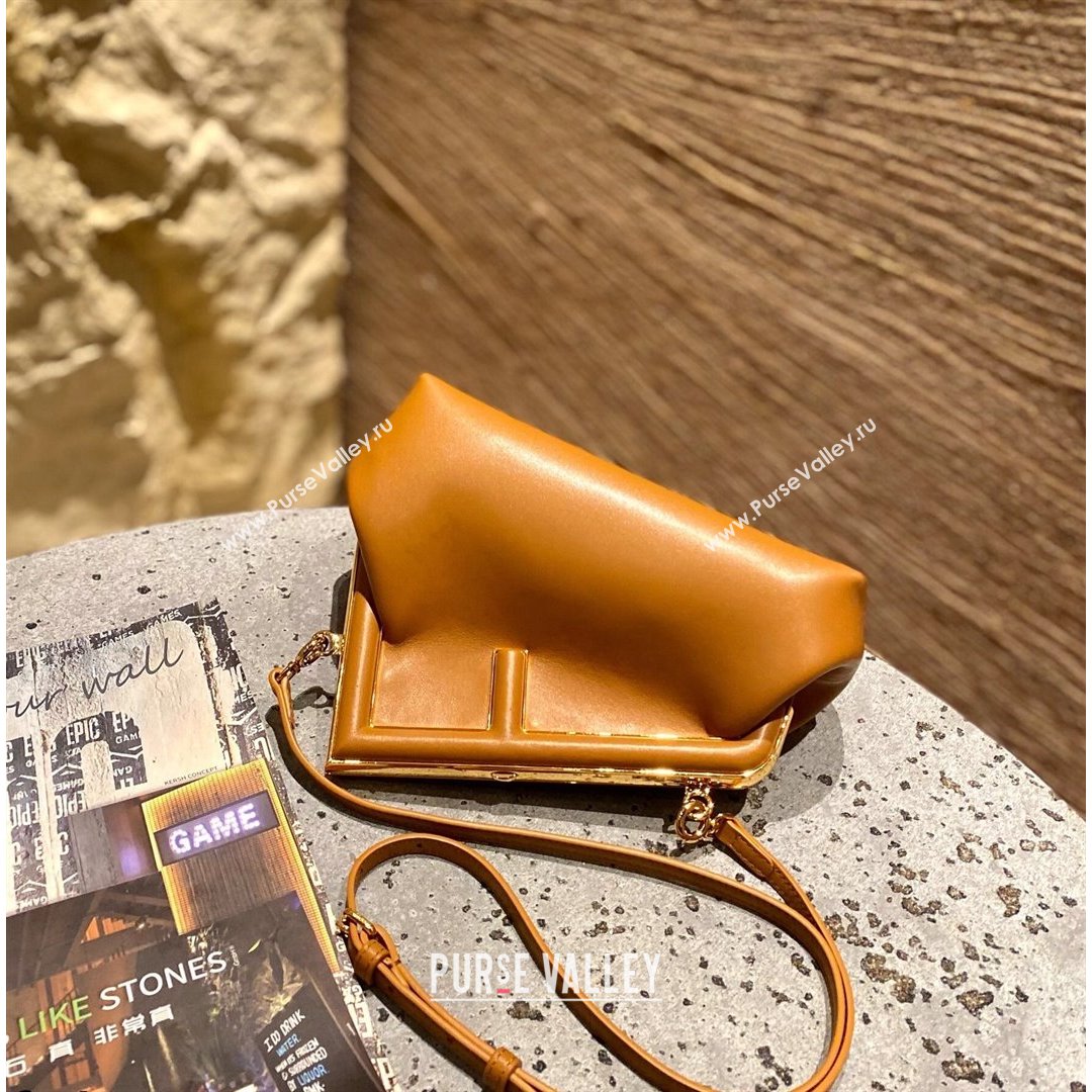 Fendi First Small Leather Bag Caramel Brown 2021 80018M (CL-21090607)