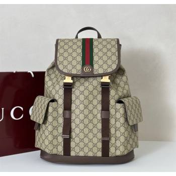 Gucci Mens Ophidia large backpack bag Beige/Brown 2026 839110 (DLH-260127090)