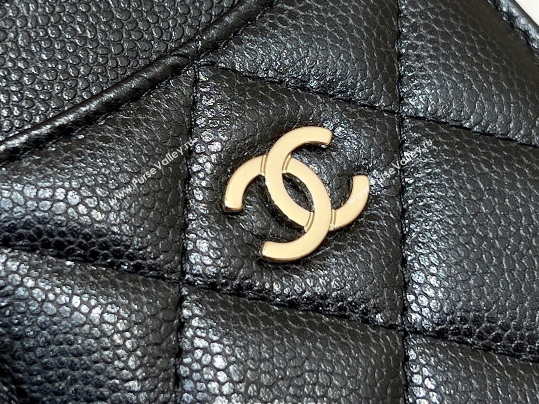 Chanel Classic Card Holder in Grained Calfskin AP3188 Black 2024 Top Quality (SHUNY-24072211)