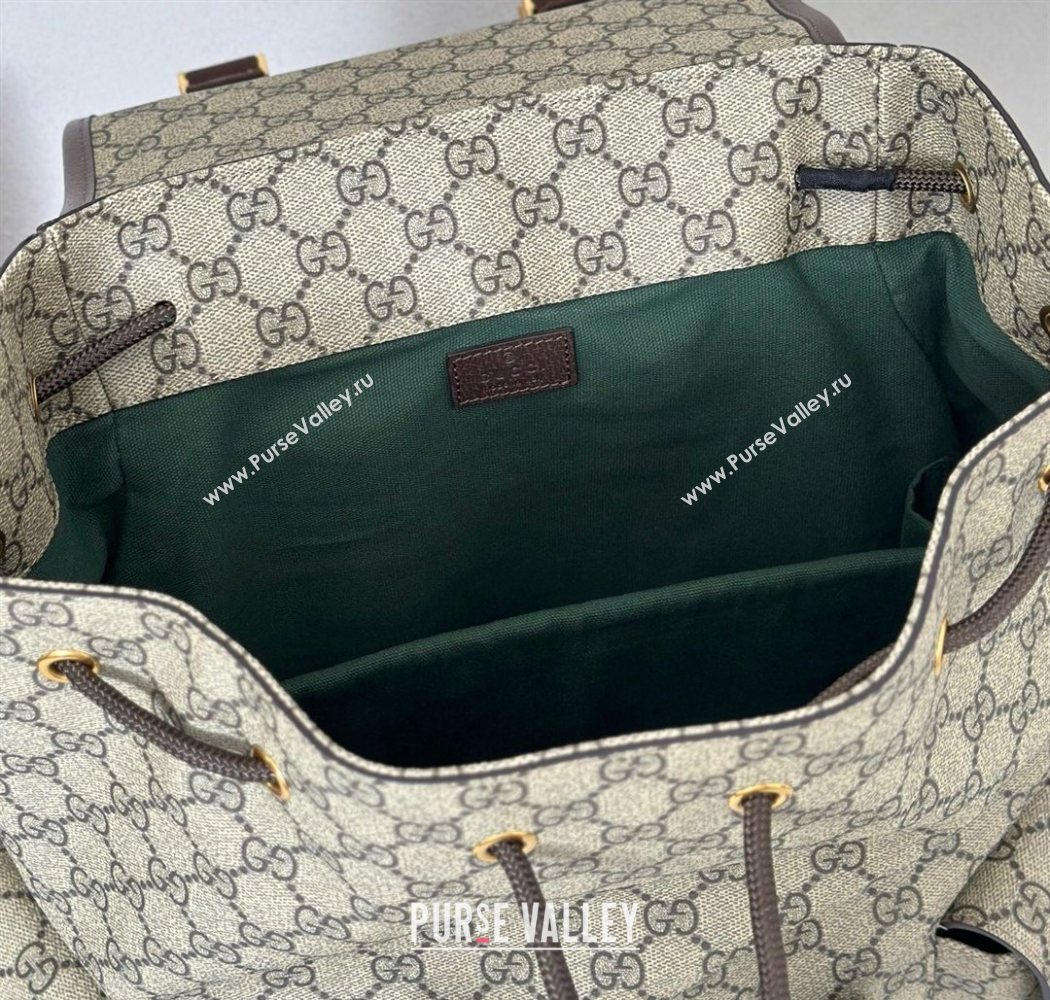 Gucci Mens Ophidia large backpack bag Beige/Brown 2026 839110 (DLH-260127090)