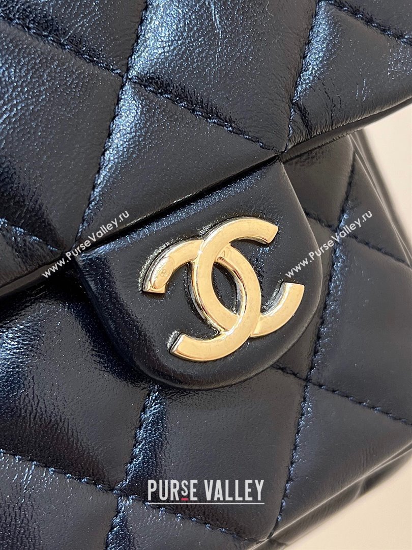 Chanel Message Bag with Pockets in Waxed Sheepskin AS4993 Black 2024 Top Quality (SHUNY-24072212)