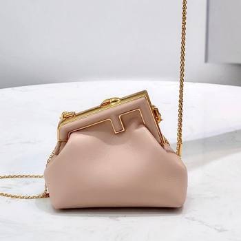 Fendi First Nano Bag Charm in Pink Nappa Leather 2021 80018S (CL-21090436)