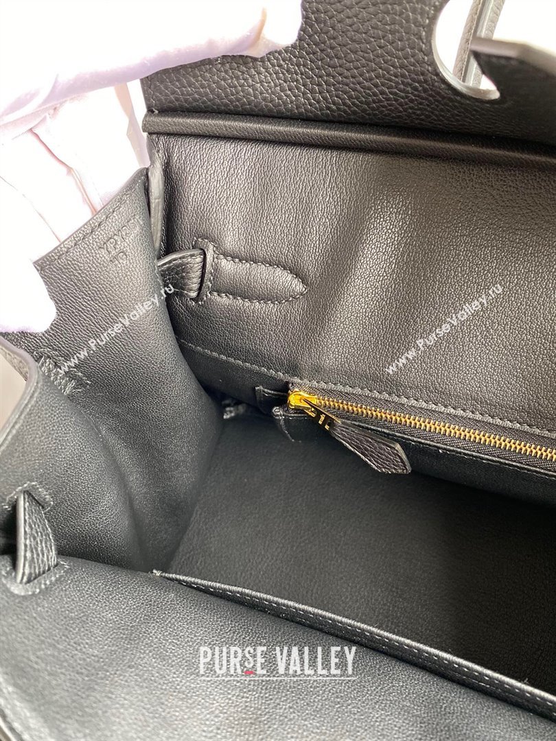 Hermes Birkin 30cm/35cm Bag in Original Togo Leather Black/Gold 2024 (Full Handmade) (XYA-24040914)