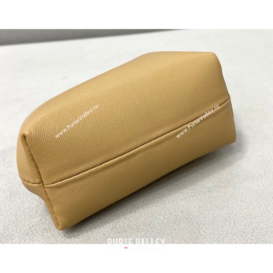 Fendi First Nano Bag Charm in Apricot Nappa Leather 2021 80018S (CL-21090431)