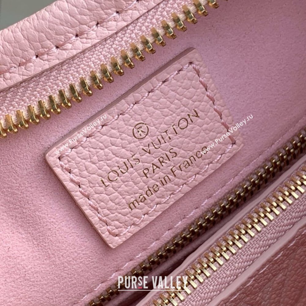 Louis Vuitton CarryAll PM Bag in Pink/Beige Embossed Grained Cowhide Leather M14209 2025 (K-25010714)