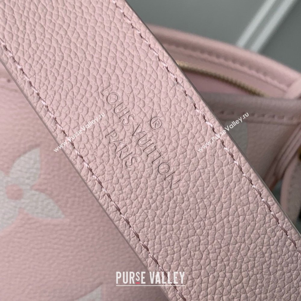 Louis Vuitton CarryAll PM Bag in Pink/Beige Embossed Grained Cowhide Leather M14209 2025 (K-25010714)