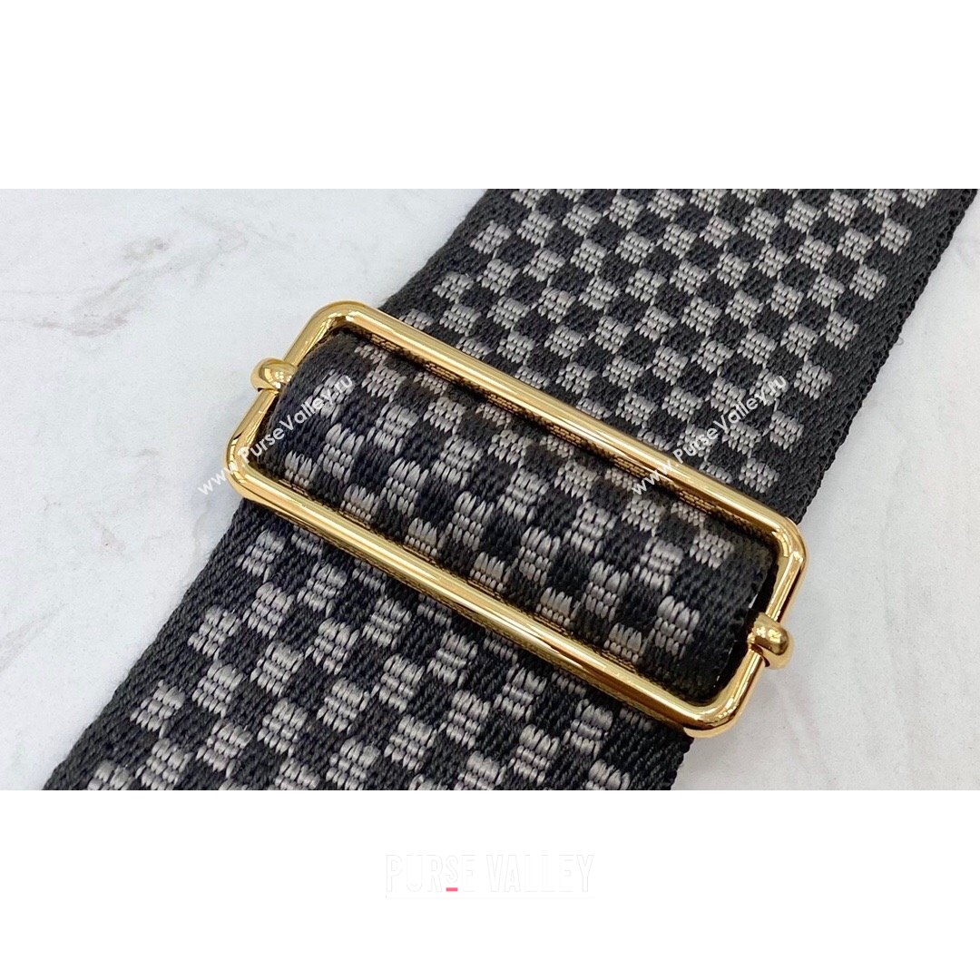 Fendi Strap You Ribbon Shoulder Strap Dark Grey 2021 (CL-21090616)