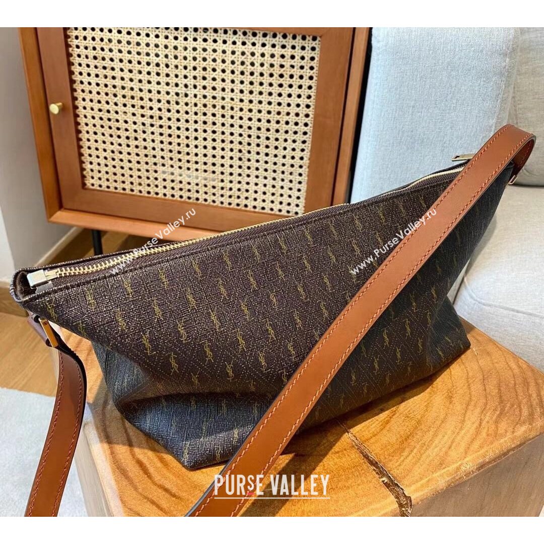 Saint Laurent Le Monogramme Crossbody Bag in Monogram Canvas and Smooth Leather 667490 2021 (YID-210827068)