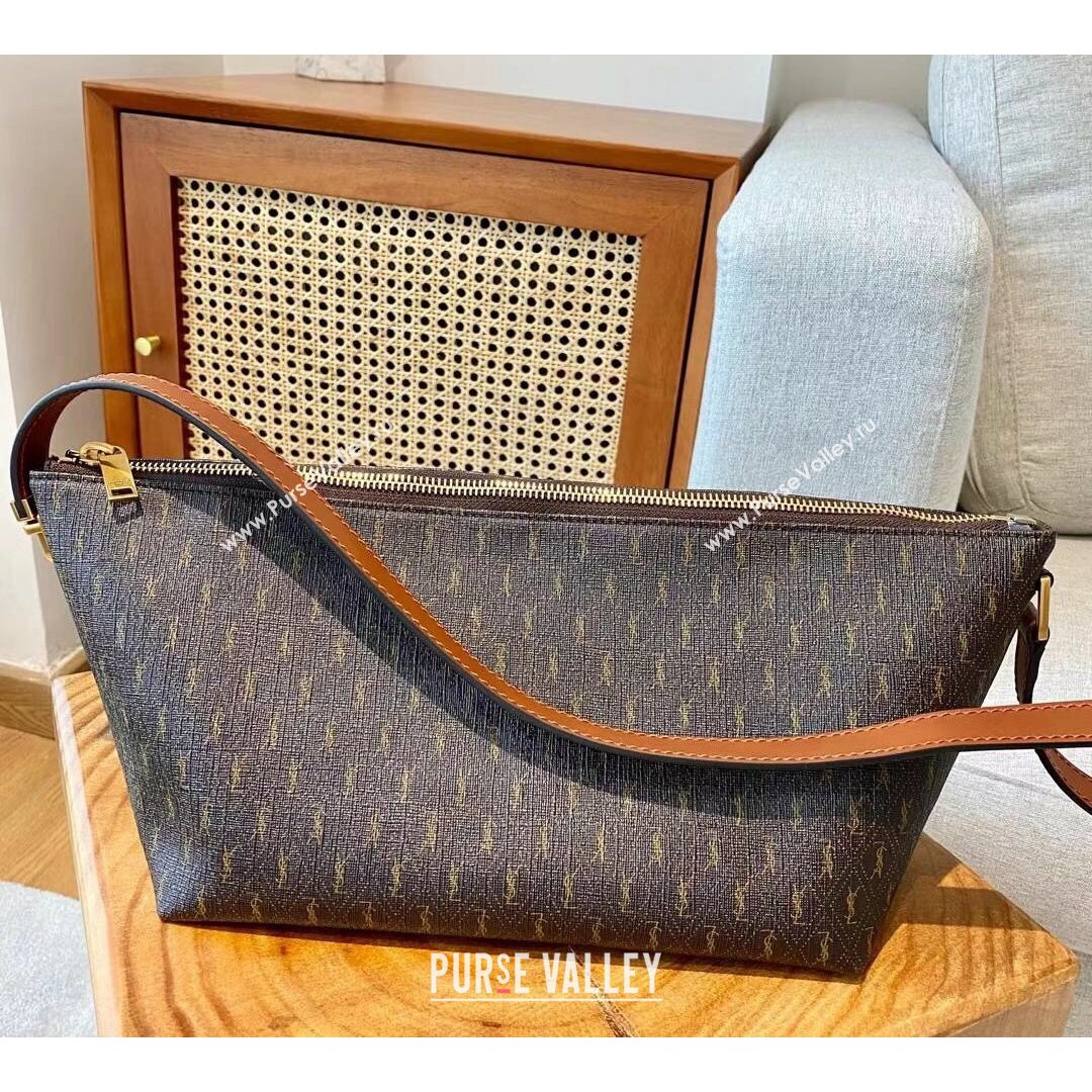 Saint Laurent Le Monogramme Crossbody Bag in Monogram Canvas and Smooth Leather 667490 2021 (YID-210827068)