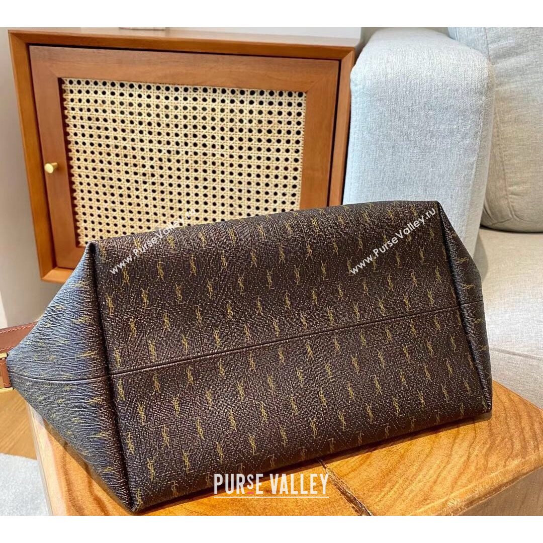 Saint Laurent Le Monogramme Crossbody Bag in Monogram Canvas and Smooth Leather 667490 2021 (YID-210827068)