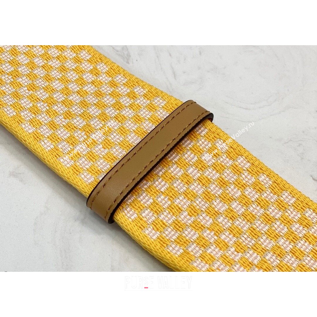 Fendi Strap You Ribbon Shoulder Strap Yellow 2021 (CL-21090615)