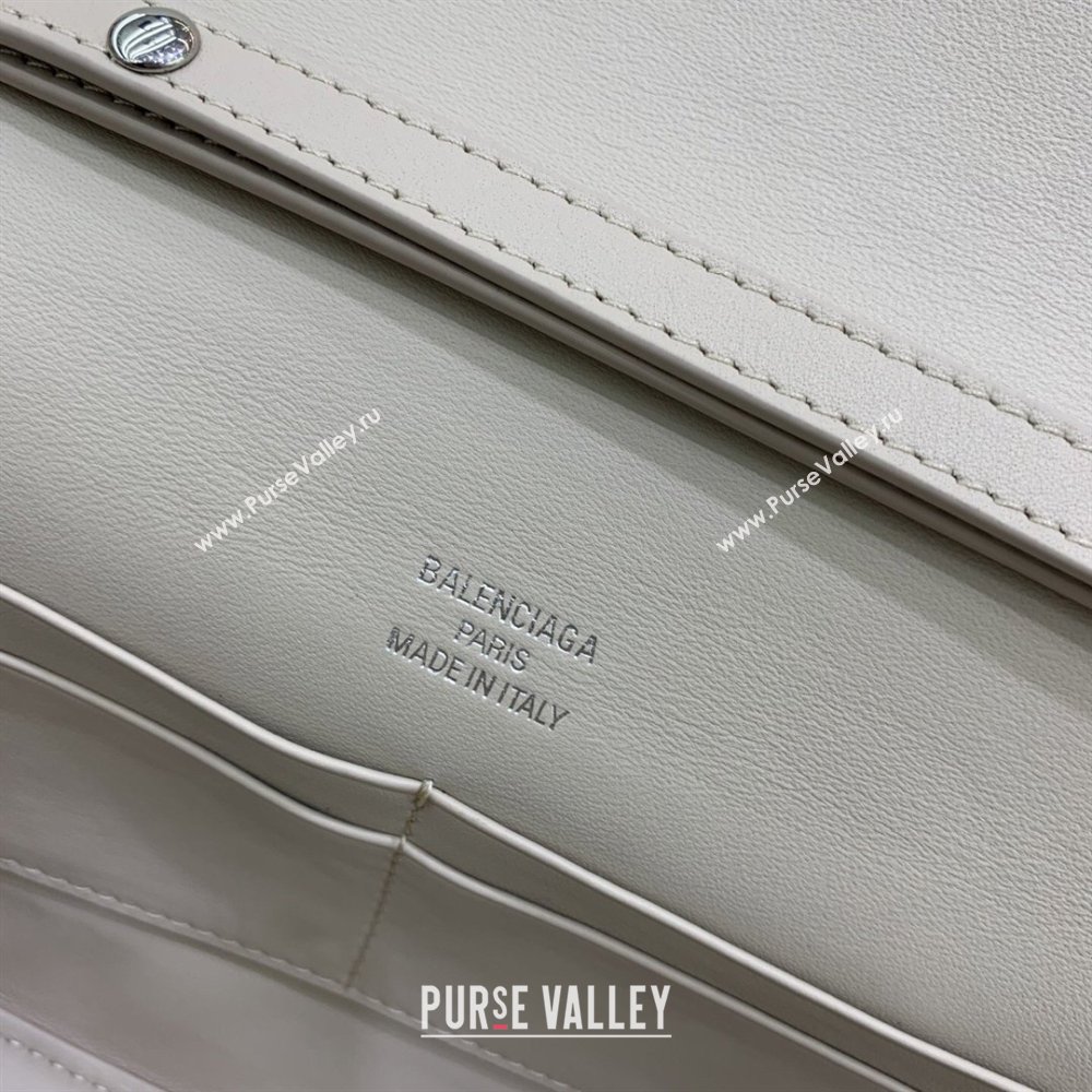 Balenciaga Bel Air Clutch Bag in Lambskin Leather Beige 2026 843943 (JM-260403043)