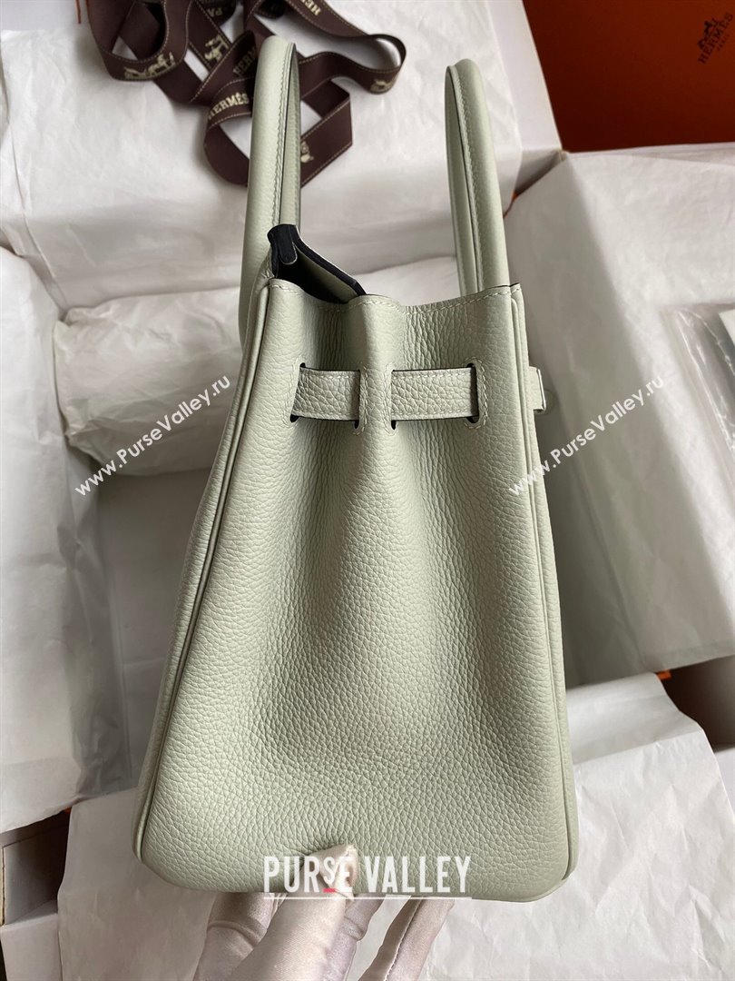 Hermes Birkin 30cm/35cm Bag in Original Togo Leather Crystal Grey/Silver 2024 (Full Handmade) (XYA-24040929)