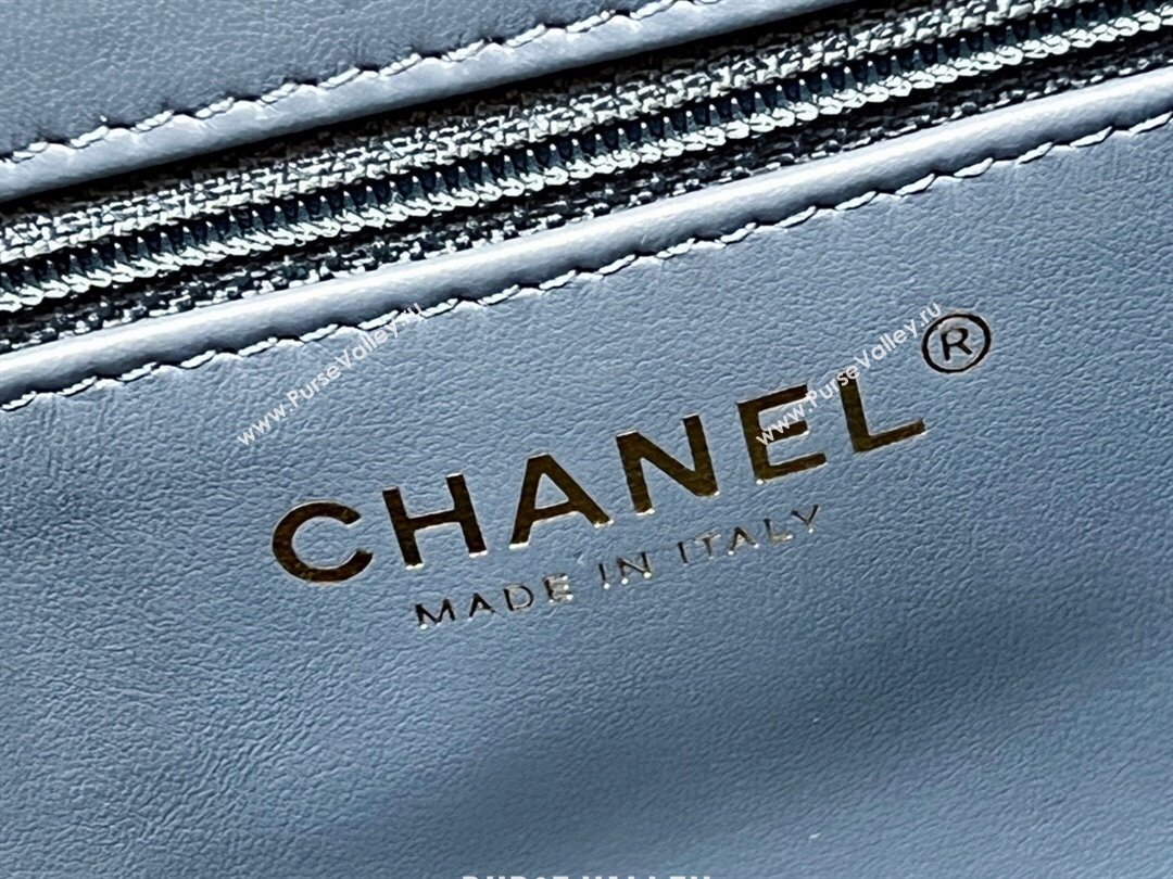 Chanel Mini Shopping Bag in Shiny Calfskin AS4416 Deep Blue 2024 Top Quality (SHUNY-24091205 )