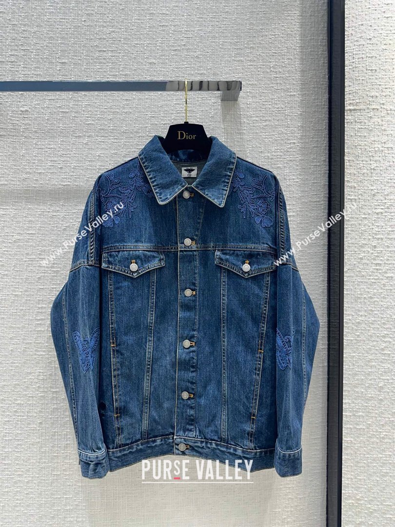 Dior Denim Jacket D022302 Blue 2024 (Q-24022302)