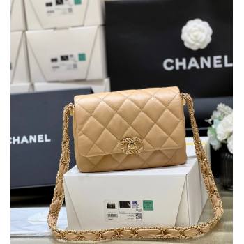 Chanel 19 Aged Calfskin Flap Bag AS4423 Brown 2024 Top Quality (SHUNY-24091202)