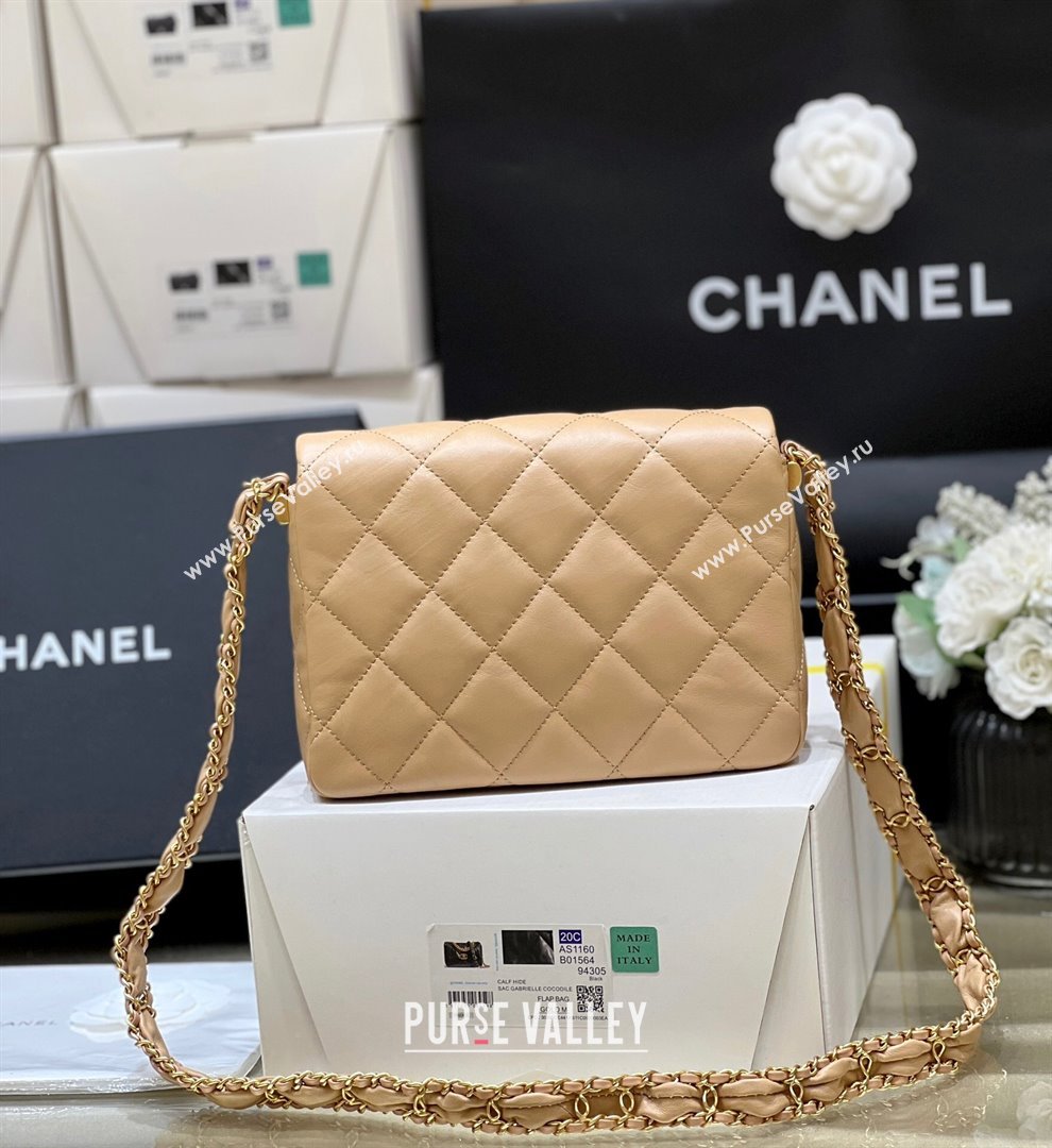 Chanel 19 Aged Calfskin Flap Bag AS4423 Brown 2024 Top Quality (SHUNY-24091202)