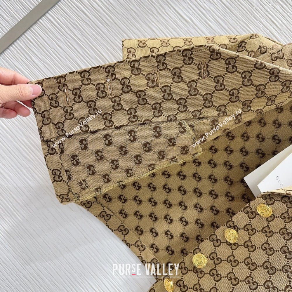 Gucci Top and Skirt G053119 Brown 2024 (Q-24053119)