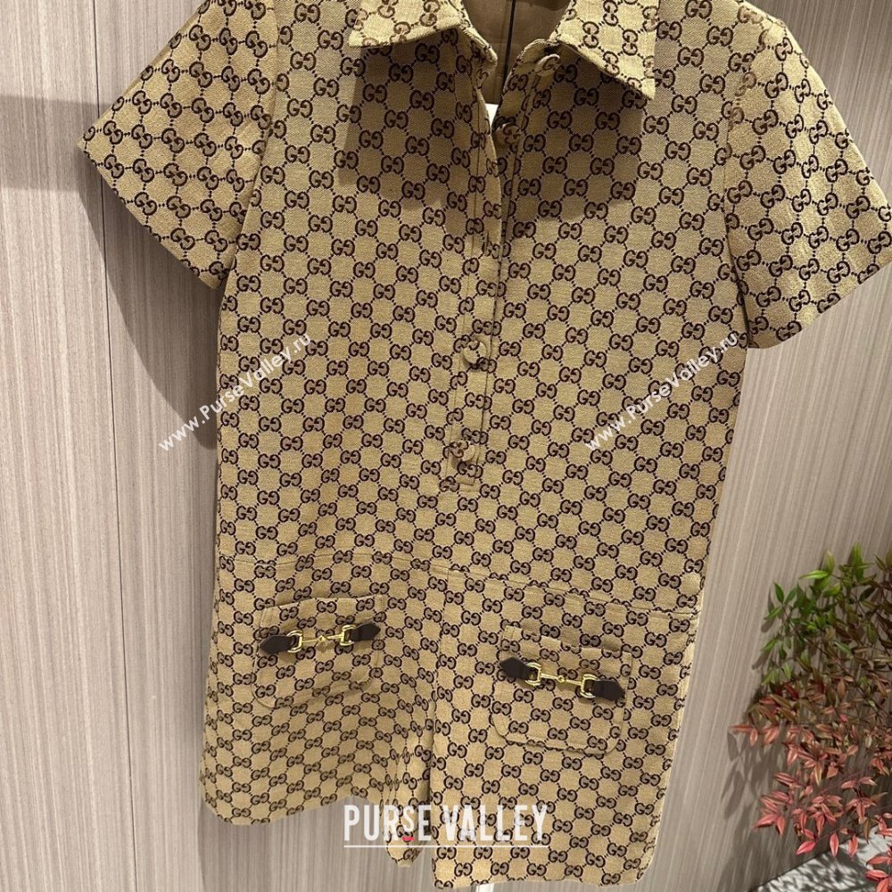 Gucci Short Jumpsuit G053120 Brown 2024 (Q-24053120)