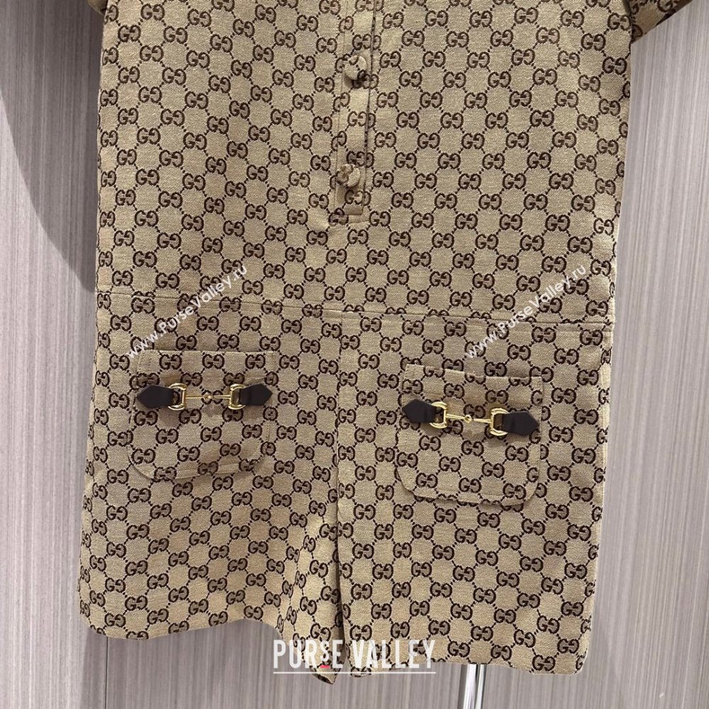 Gucci Short Jumpsuit G053120 Brown 2024 (Q-24053120)