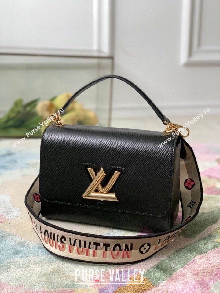 Louis Vuitton Twist MM Bag in Black Epi Leather M57505 2025 (KI-250120086)